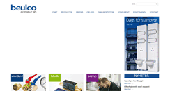 Desktop Screenshot of beulcoarmatur.se
